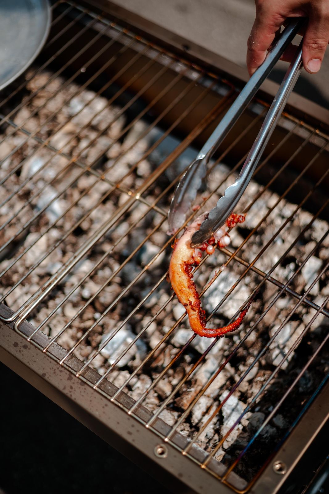 Shrimp grilling at Sundays Unlocked