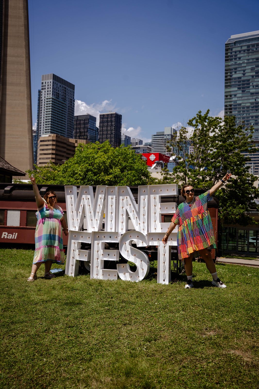 The Wine Fest sign at Toronto Food and Wine Fest